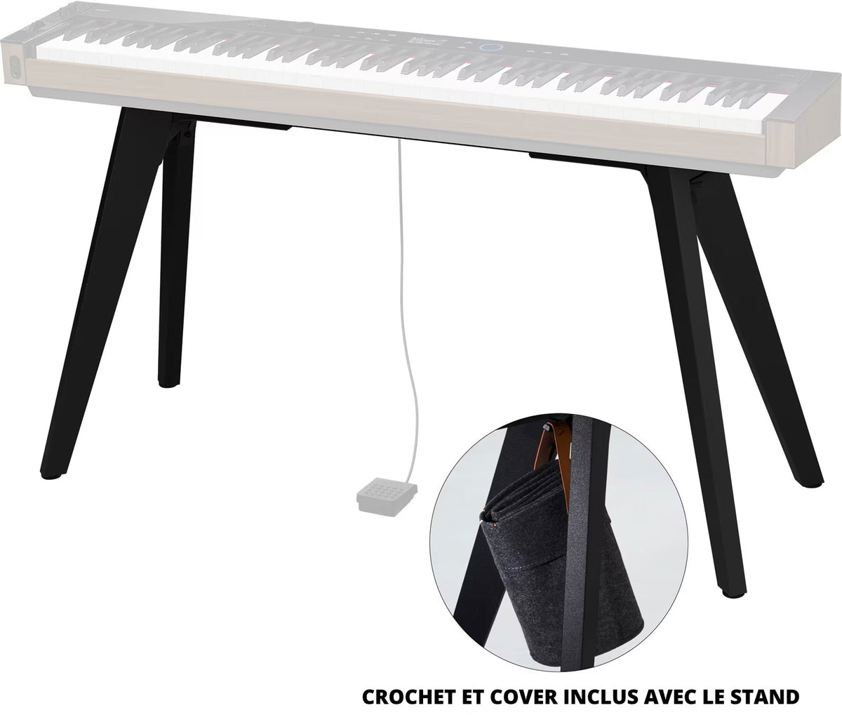 Keyboard stand CS-90 Black