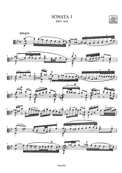 Bach J.S. - 6 Sonatas E Partite Solo BWV 1001-1006 - Alto