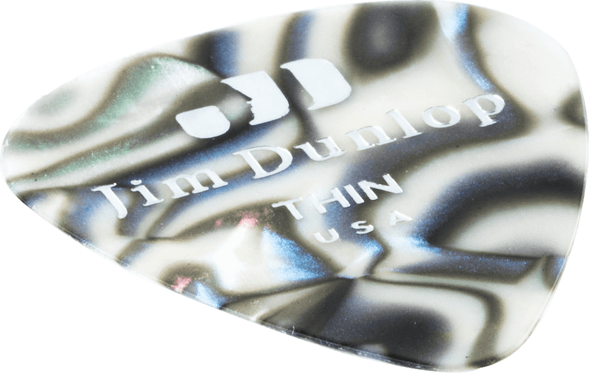 12 x Thin Genuine Celluloid Abalone