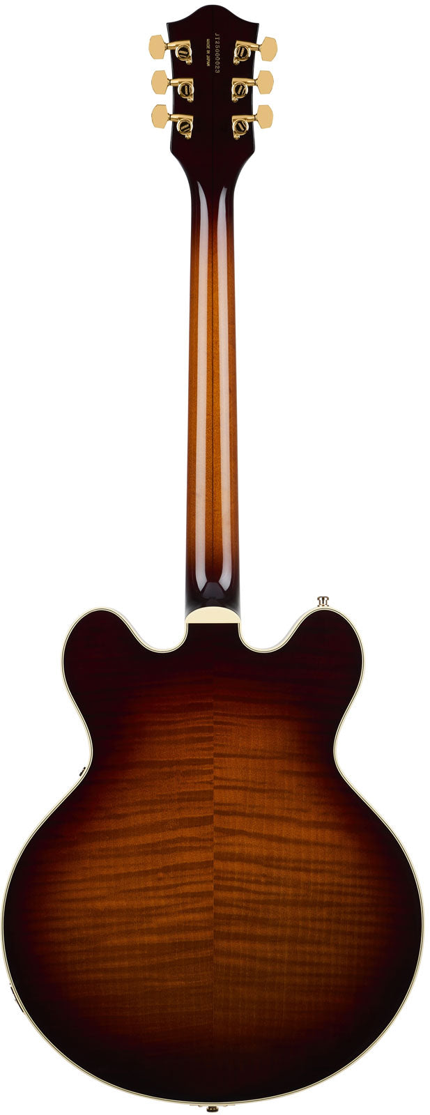 Broadkaster LX Figured Center Block EBO Havana Burst