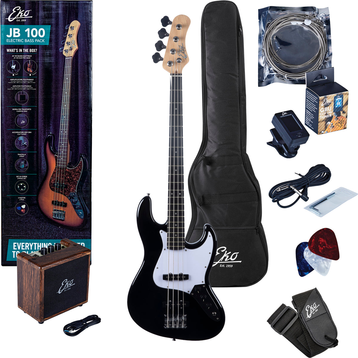 Pack JB 100 Black