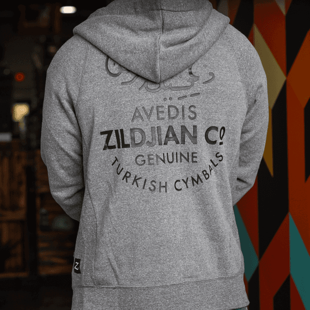 Grey Hooded Jacket Size L