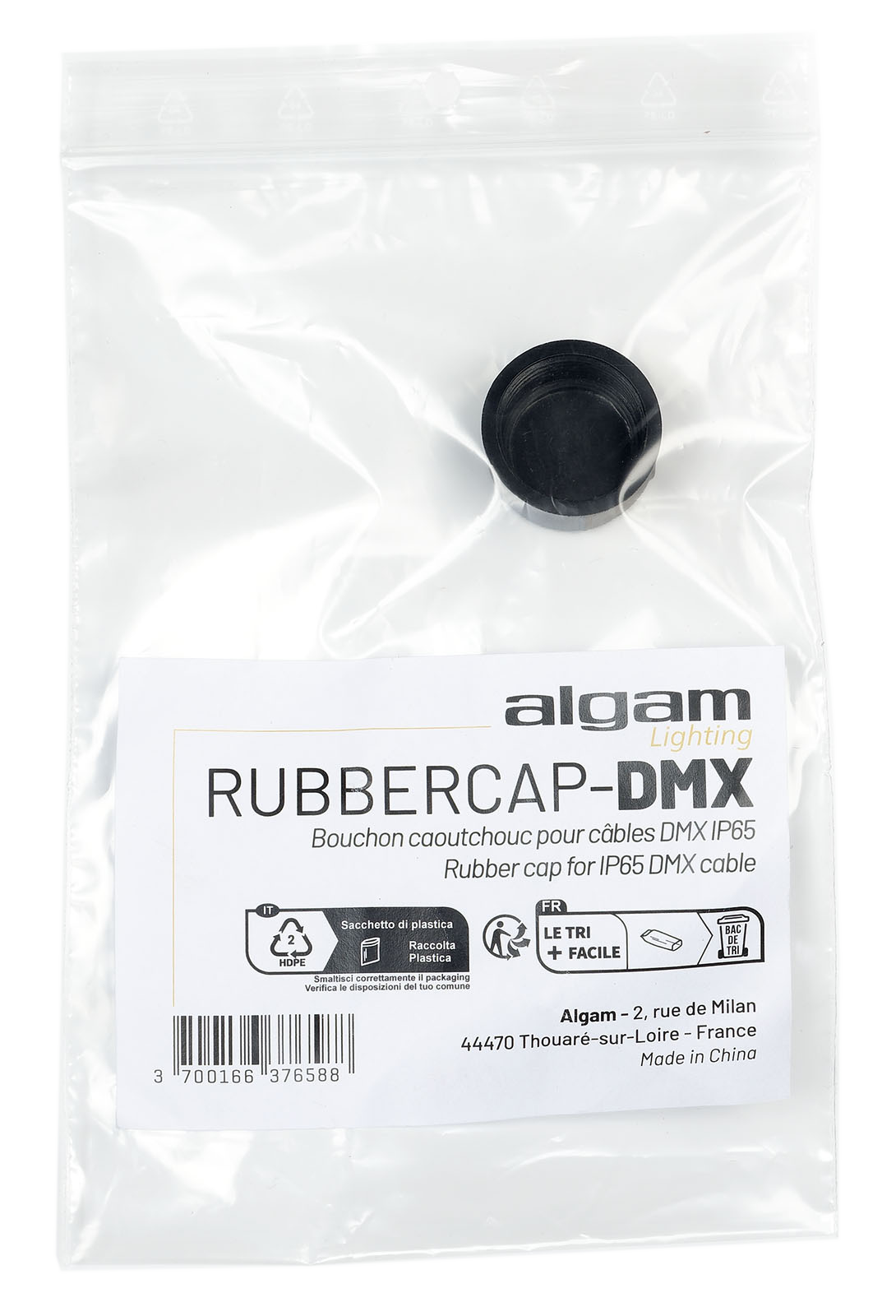 Cap for IP65 DMX cable IP-PAR-712HEX and 1212HEX
