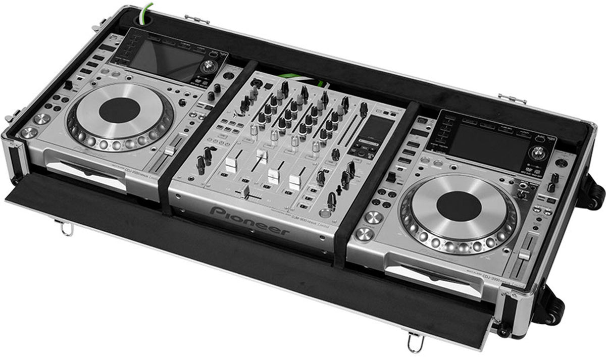 Case for Control Room 12'' XDJ1000 MKII and DJM750 W Silver