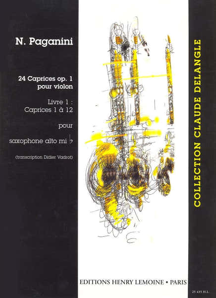 Lemoine Paganini N. - Caprices (24) Vol.1 - Saxophone Solo