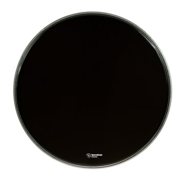 PK24DB-B - 24" POWERKICK DARK BLACK BD HEAD - 1-PLY + MUFFLER - 10 MIL
