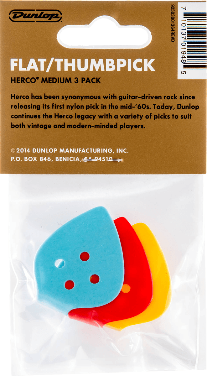 Bag of 3 Medium Thumb Picks