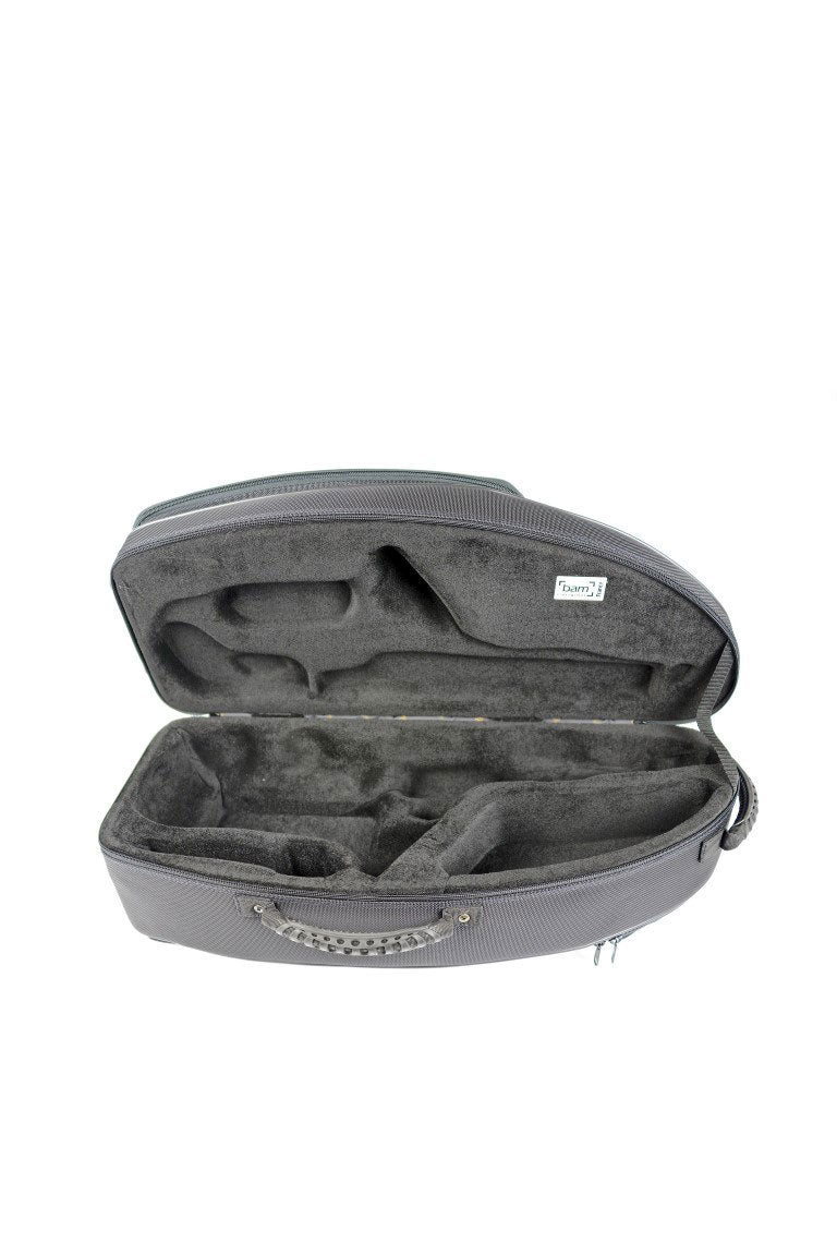 NEW TREKKING ALTO SAXOPHONE CASE - BLACK CARBON LOOK