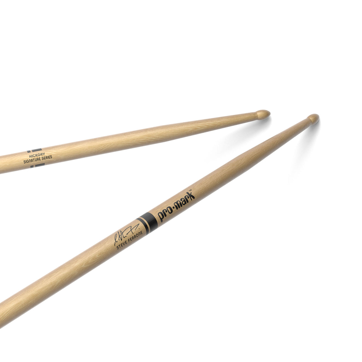 STEVE FERRONE 735 HICKORY DRUMSTICK WOOD TIP