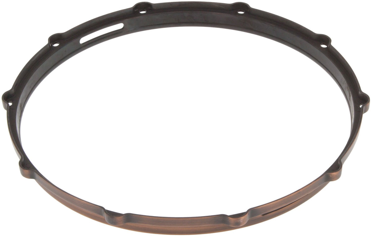 Hdc3-14-10Svbc 14" 10 Holes Snare Side 3Mm Die Cast Drum Hoop Vintage Brushed Copper