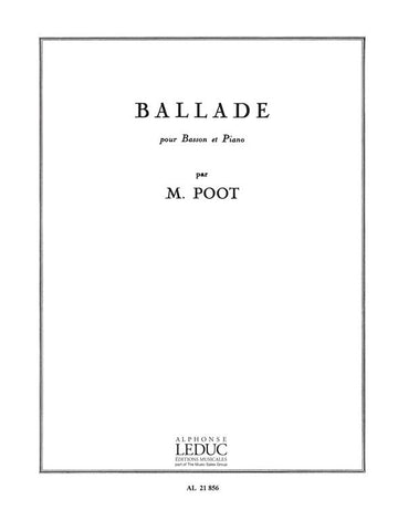Poot Marcel - Ballade - Basson & Piano
