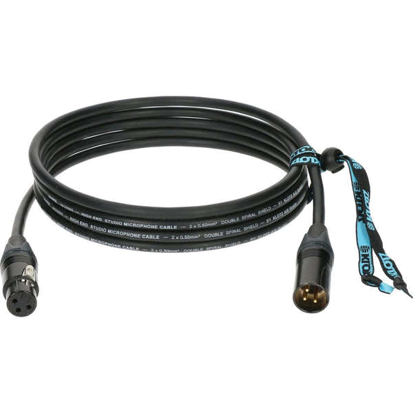 Klotz M5 MIC CABLE BLACK 50M XLR 3P. F/M