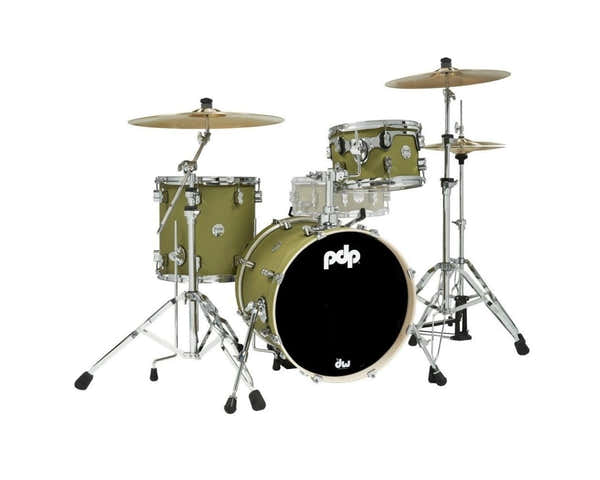 SHELL SET CONCEPT MAPLE FINISH PLY BOP KIT 18" SATIN OLIVE PDCM18BPSO