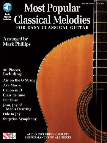 Most Popular Classcal Melodies + Audio En Ligne - Classical Guitar