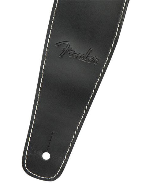 BROKEN-IN LEATHER STRAP BLACK 2.5"