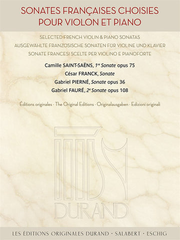 Sonates Choisies Pour Violon & Piano