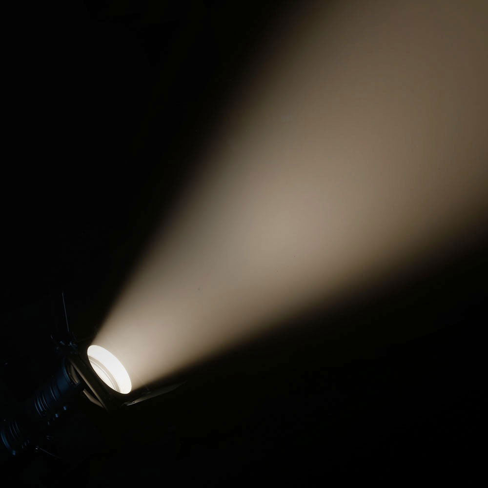 TS 40 WW - THEATER SPOTLIGHT WITH CONVEX CONVEX LENS AND 40 W WARM WHITE LED BLACK HOUSING