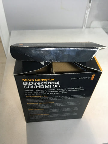 Micro Converter Bidirect SDI/HDMI 3G PSU - B Stock