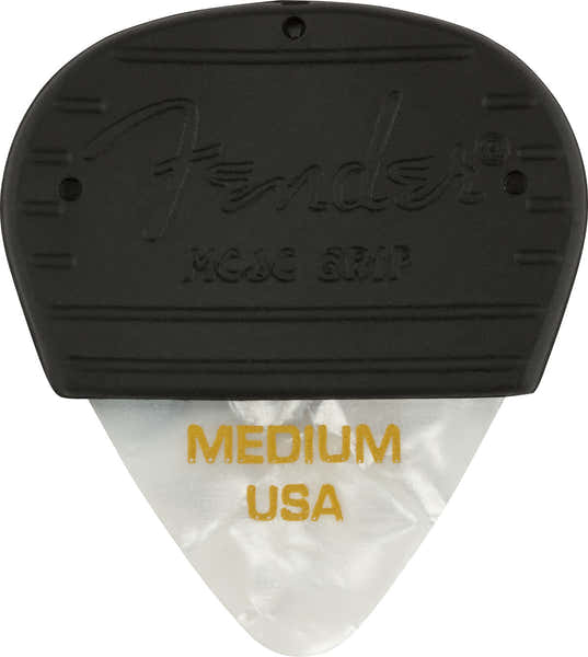 Mojo Grip Celluloid Medium Picks 3-Pack White Moto