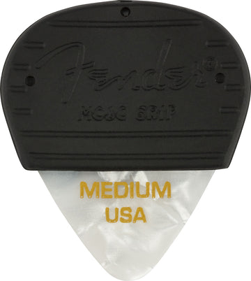Mojo Grip Celluloid Medium Picks 3-Pack White Moto