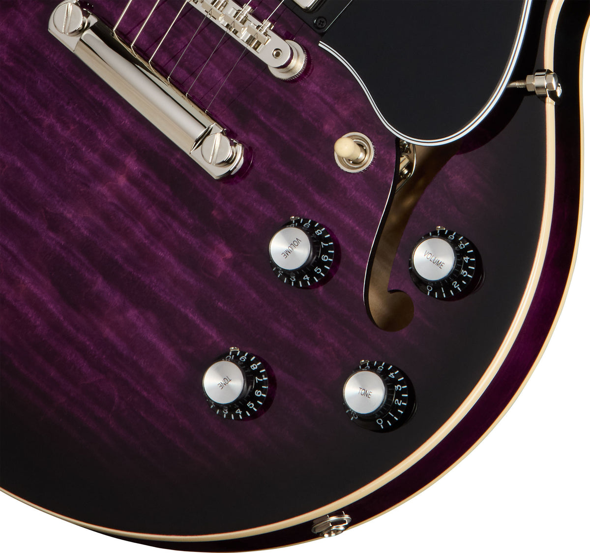 ES-339 Figured Dark Purple Burst Modern