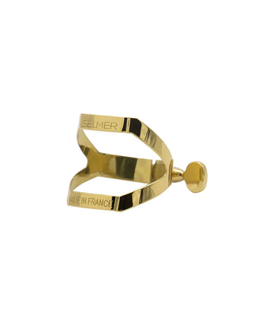 Saxophone Ligature Baritone/Bass Lacquered (Ebonite Mouthpiece)