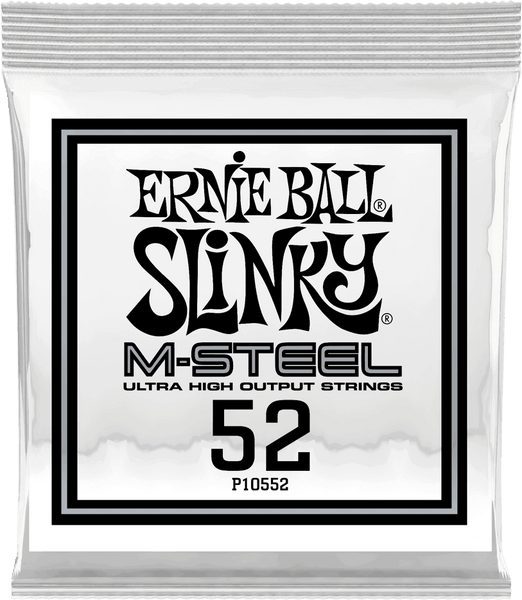 Ernie Ball .052 M-STEEL WOUND ELECTRIC GUITAR STRINGS