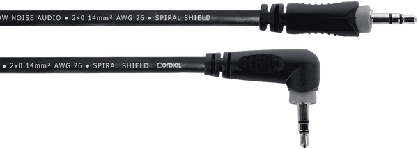 Stereo Audio Cable Mini-Jack Straight /Right-Angle 50 CM
