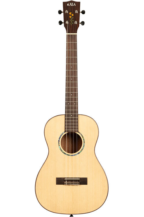 20th Anni Solid Spruce Top/Quilted Sapele Baritone with Gig Bag