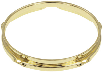 H23-8-5BR - 8" 5 Holes Brass 2.3mm Super Triple Flange Drum Hoop