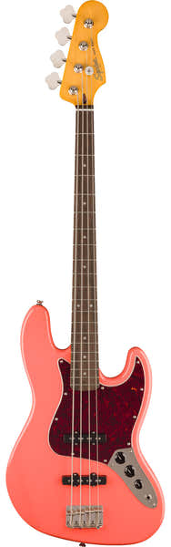Squier Classic Vibe '60s Jazz Bass LRL TPG Tahitian Coral