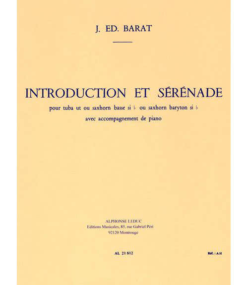 Leduc Barat J. Ed. - Introduction et Serenade - Tuba & Piano