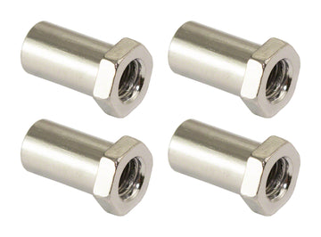 SN-HE-15B - SWIVEL NUT 15MM HEX HEAD - BRASS (X4)