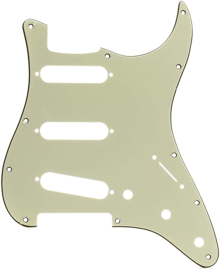 Strat SSS Mint Green Pickguard