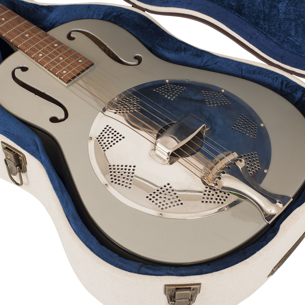 Journeyman Resonator Deluxe Wooden Case Beige - GW