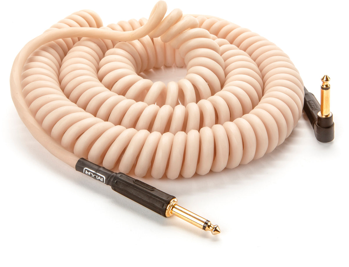 Coiled cable 9m Glow in the dark