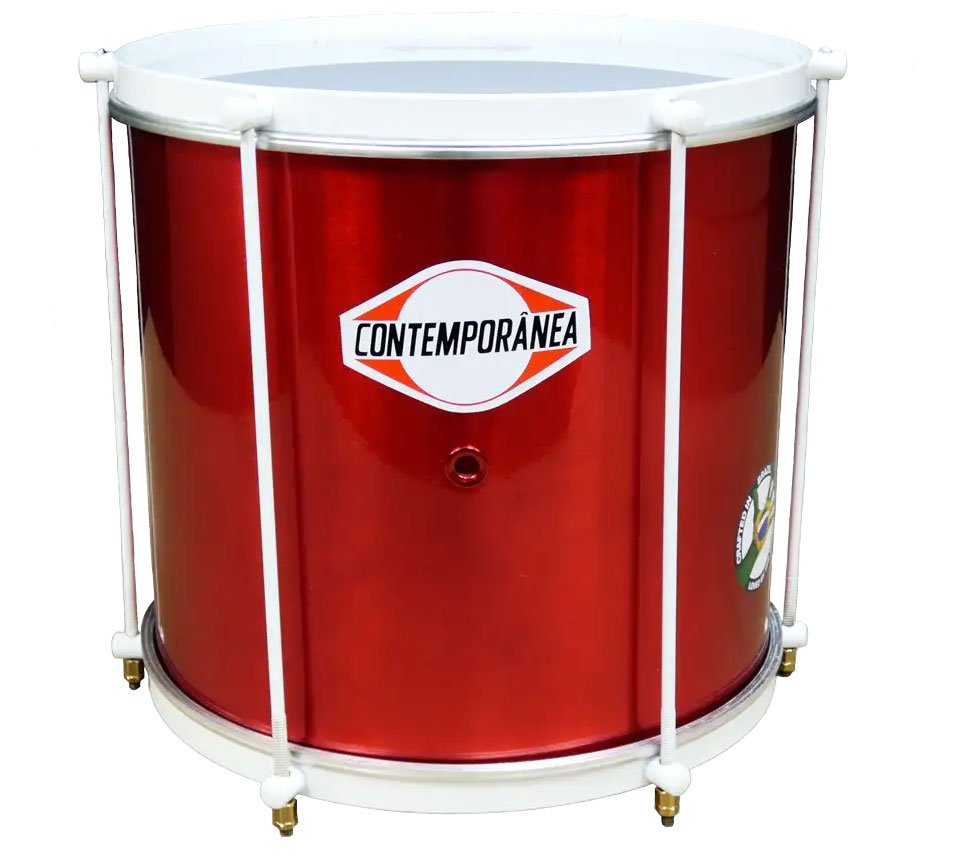 Surdo AXE 16" x 40cm - 6 Rods - Light - red edition ALEGRIA