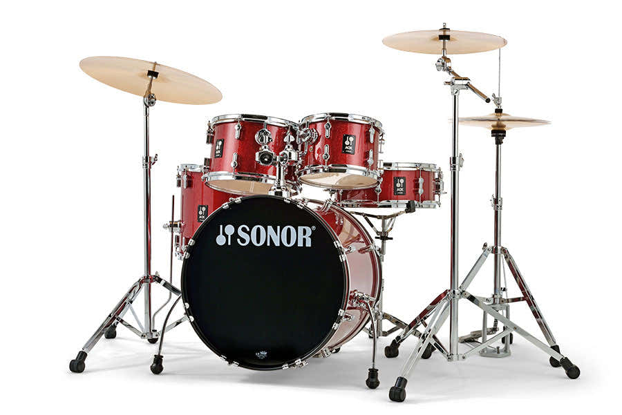 Aqx Studio Cymbal Set Red Moon Sparkle