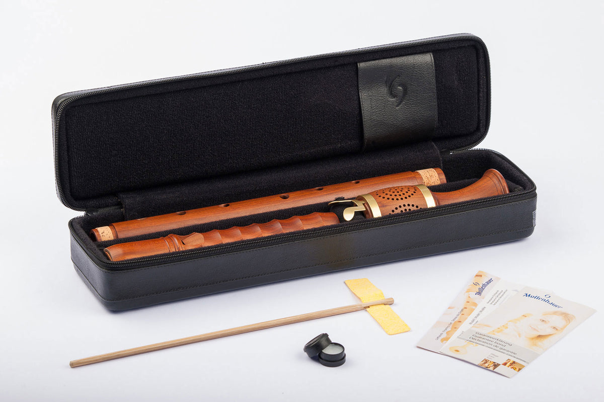 Kynseker Tenor With Key 4418 - Plum (Baroque fingering)