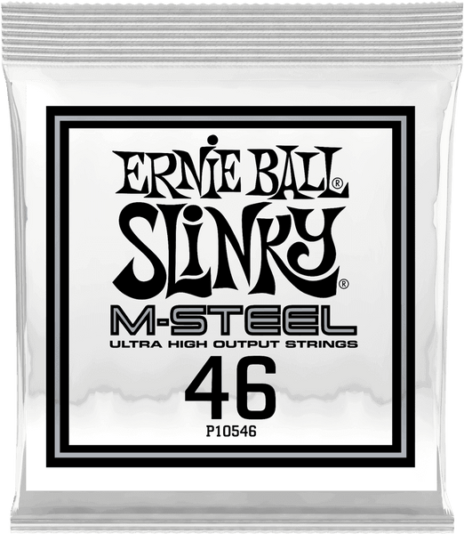 Ernie Ball .046 M-STEEL WOUND ELECTRIC GUITAR STRINGS