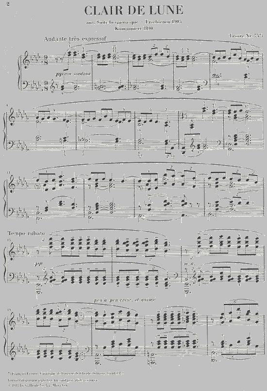 Debussy C. - Clair De Lune