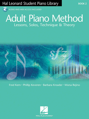 Hal Leonard Adult Piano Method Lessons Solos Technique And Theory+ 2audio En Ligne - Piano Solo