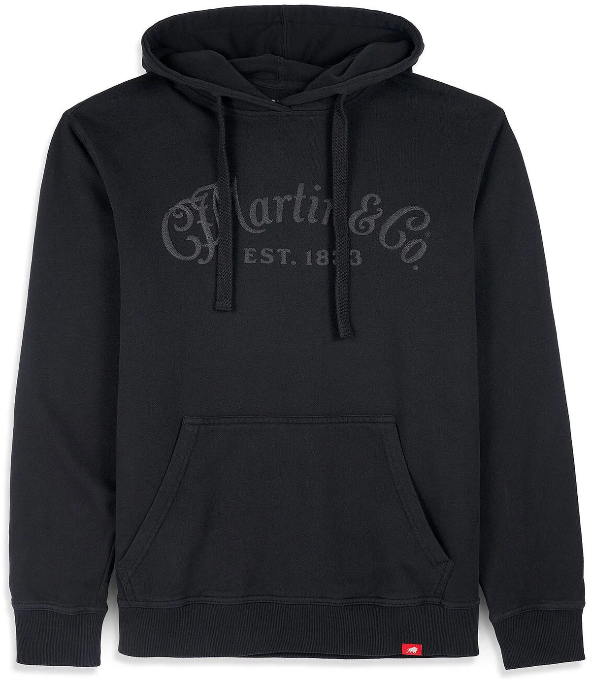 Hoodie Tone-on-Tone Black L