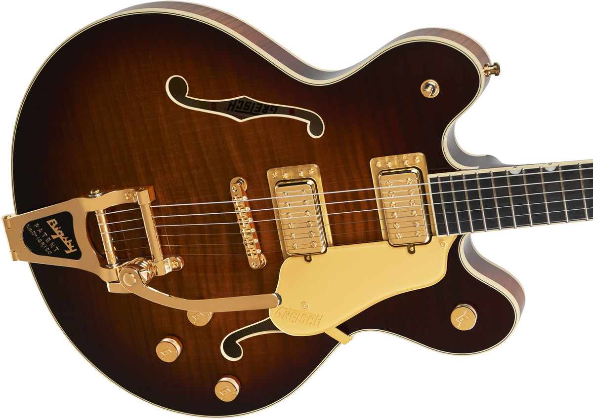 Broadkaster LX Figured Center Block EBO Havana Burst