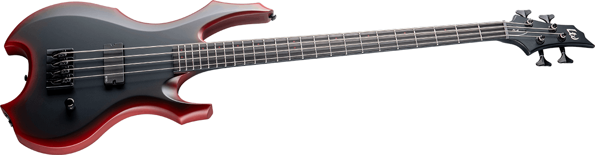 Fl-4 Fred Leclercq Black Red Burst Satin
