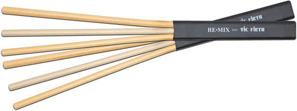 Vic Firth RM4 Re.mix Brushes Rattan/Birch