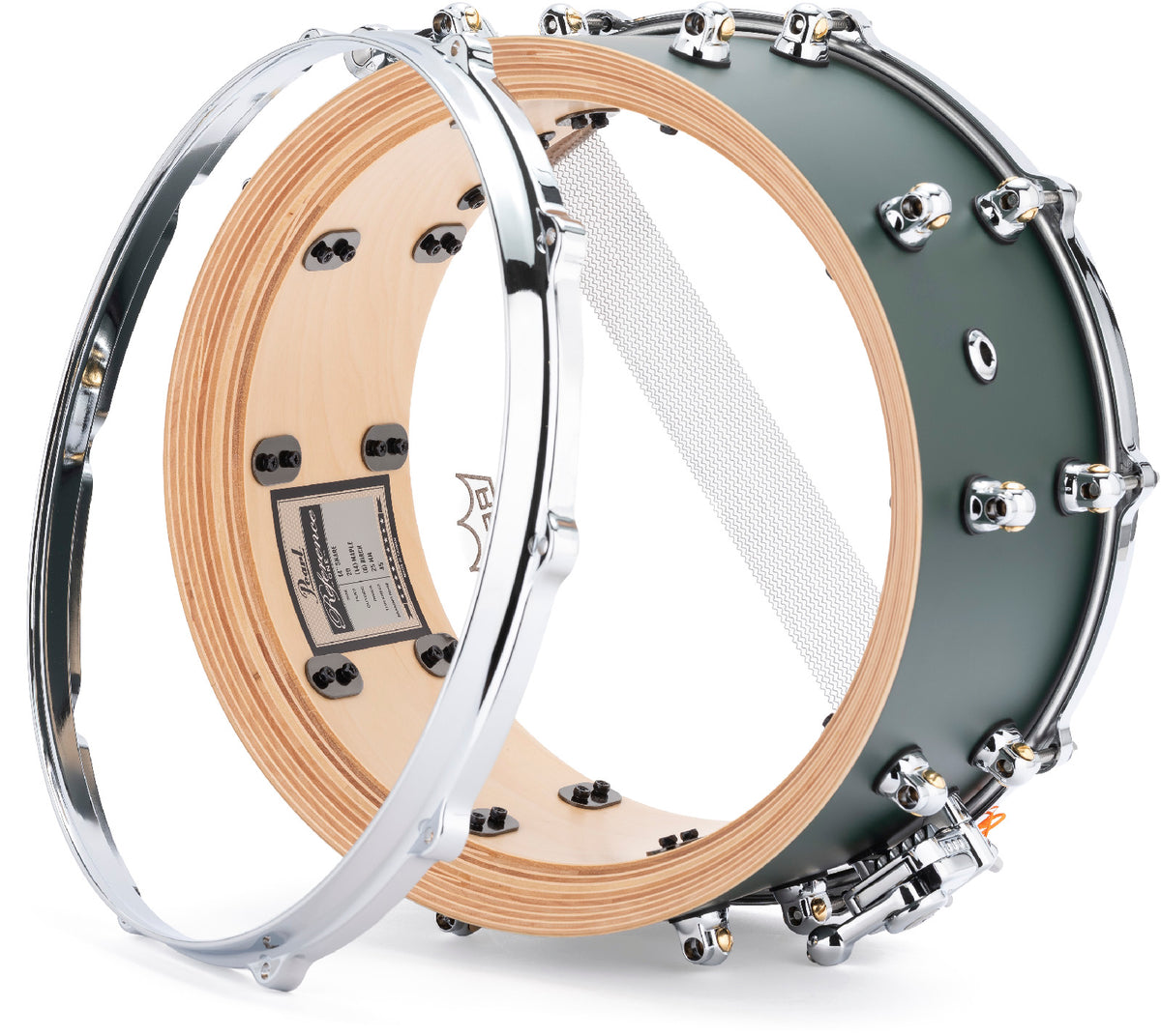 Reference One Series 14"x6,5" 20ply Snaredrum Satin Racing Green