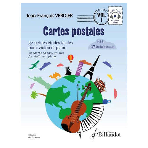 Billaudot Verdier J.F. - Cartes Postales Violon Vol. 1