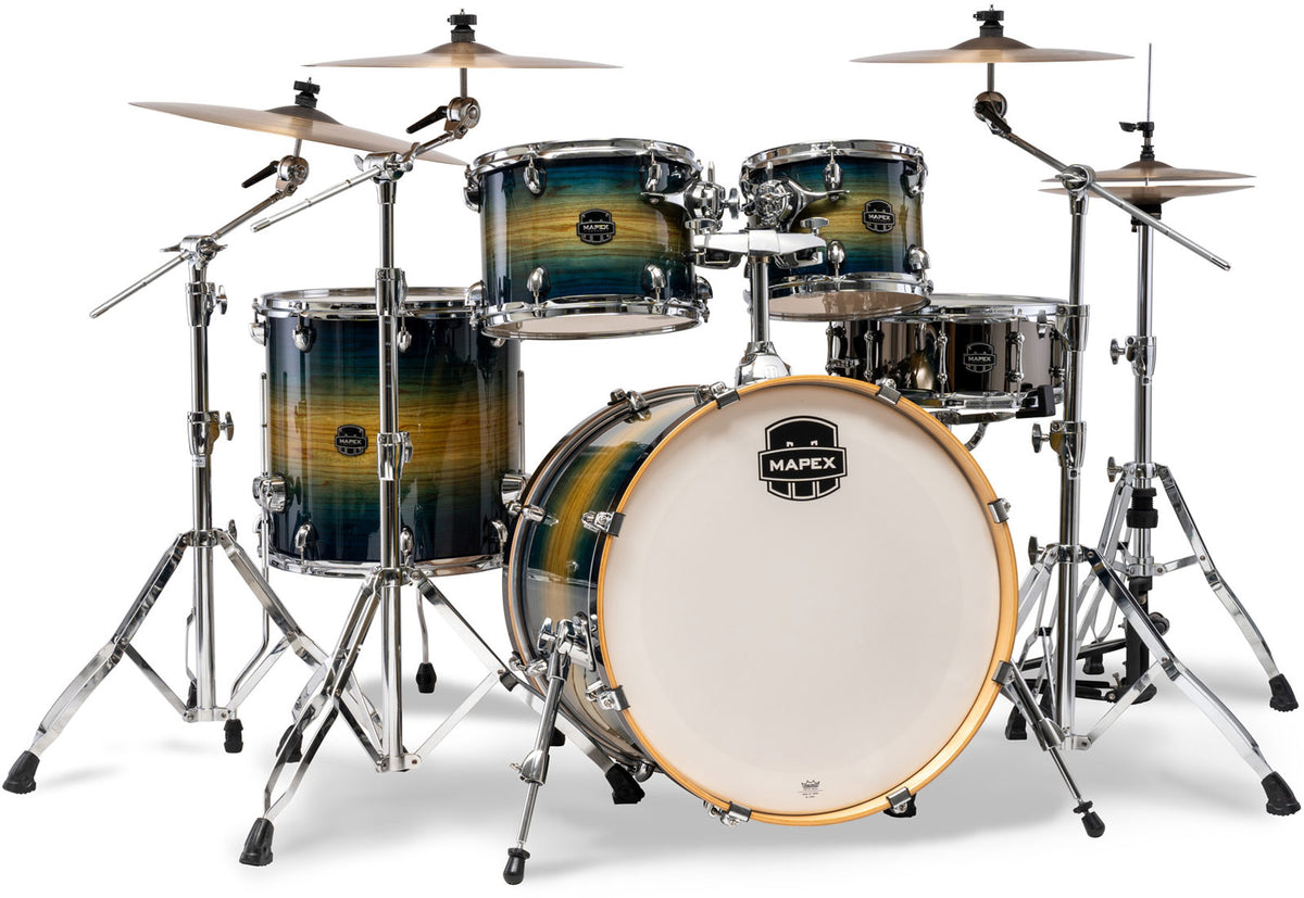 armory pop rock 5 drum shells rain forest burst