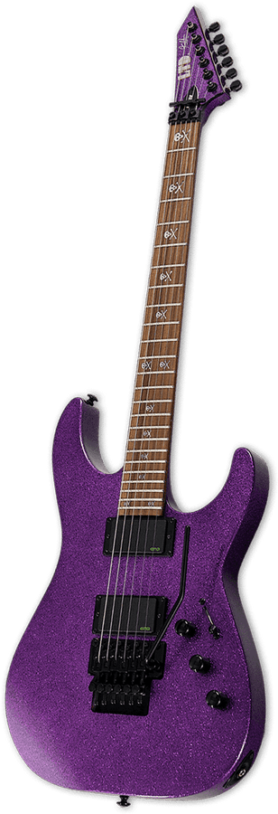 Kirk Hammett Model 602 Glitter Purple